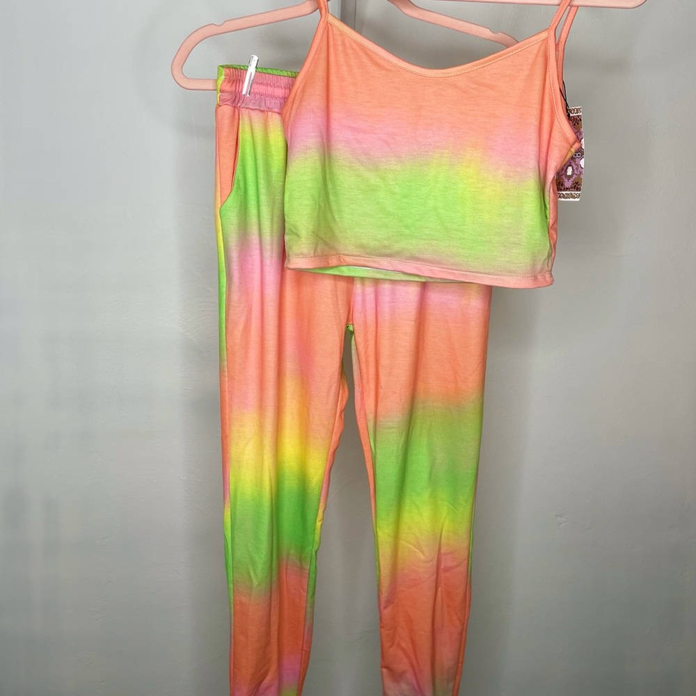 Orange TieDye Set
